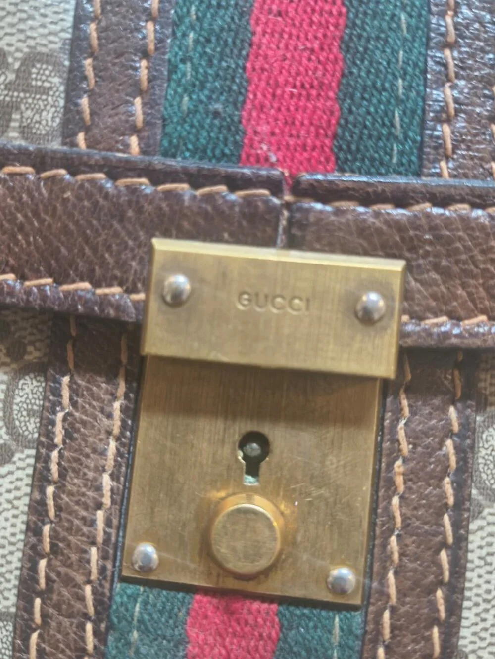 Gucci Vintage GG Supreme Canvas Bag